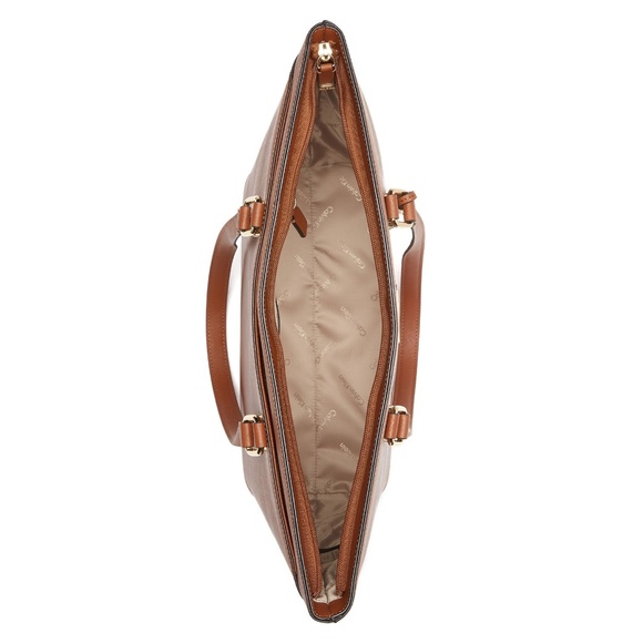 Calvin Klein Boxy Mercury Tote Brown - Picture 5 of 5